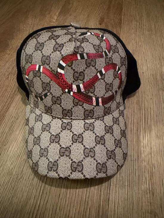 Gucci Other - Gucci GG Supreme Kingsnake Mesh Baseball Cap